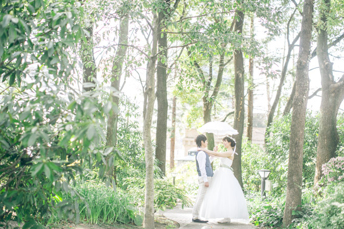 名古屋で結婚式の前撮り