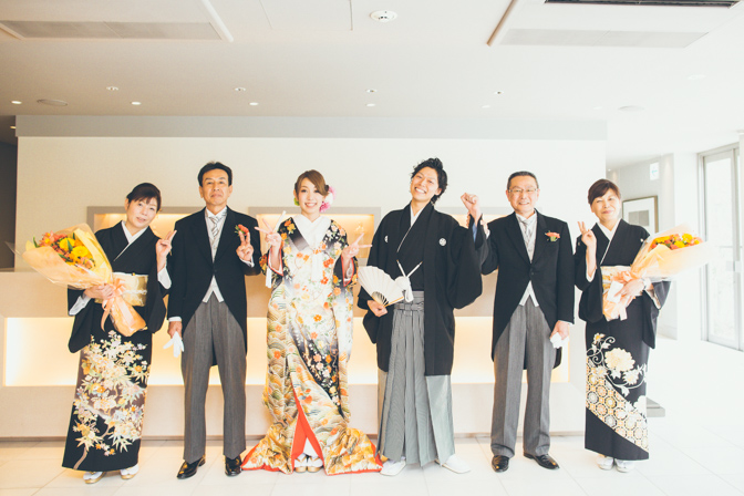 大阪で前撮りと結婚式の写真撮影